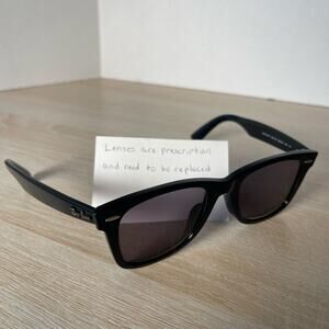 Ray-Ban RB2140-F 601/52 Wayfarer Sunglasses Black FRAMES ONLY 50-22-150 Italy